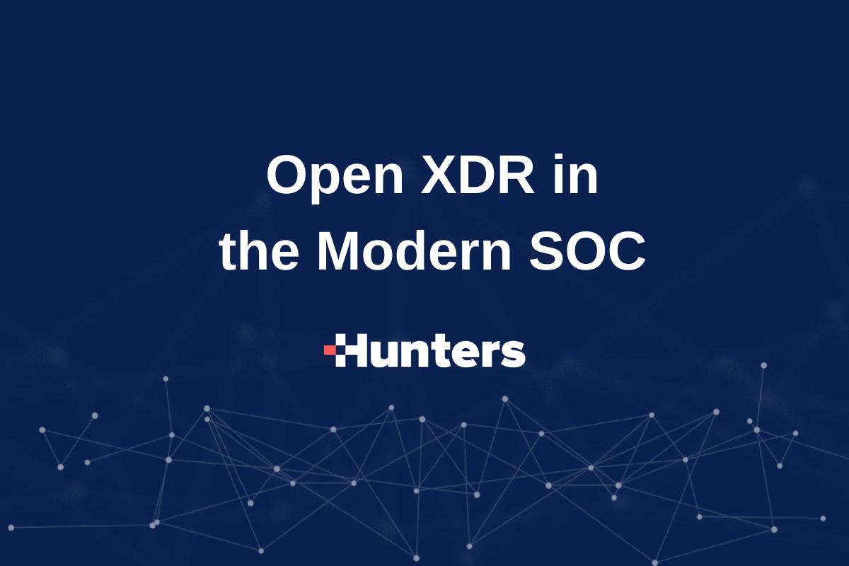 Open XDR in the Modern SOC